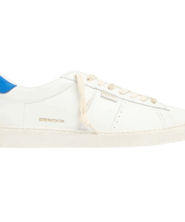 Home 25 Golden Goose Matchstar Sneaker – White & Blue Accent