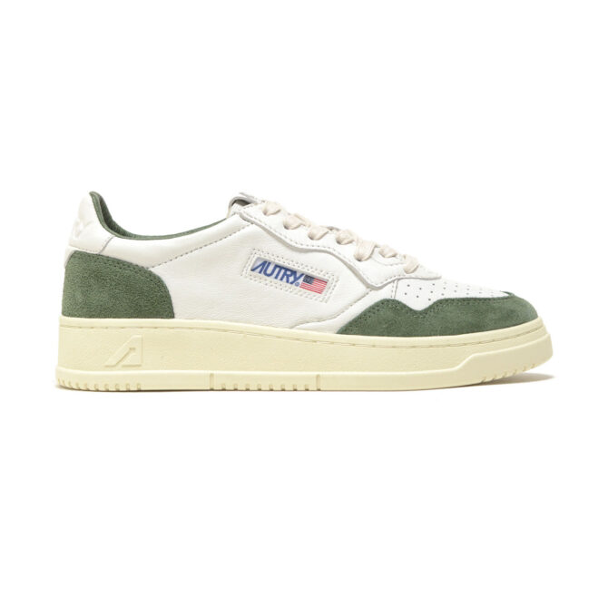 Autry Medalist Low Sneakers White-Olive