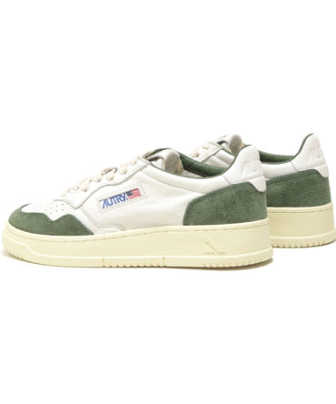 Autry Medalist Low GS40 Goat Suede White Military 3 Designer Sales