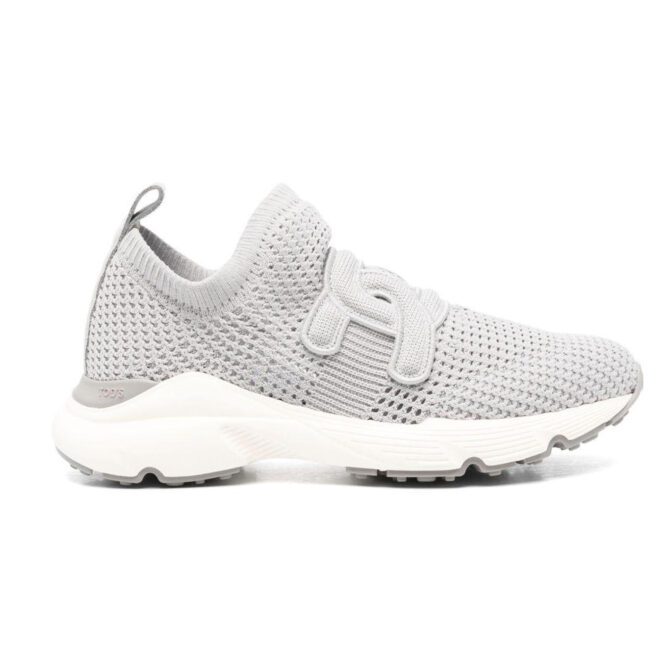 TOD'S Knit Sock Sneaker – Light Grey
