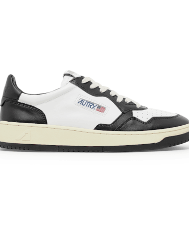 Autry Medalist Low Bicolor - White/Black