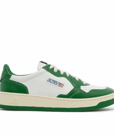 Autry Medalist Low Bicolor - White/Green