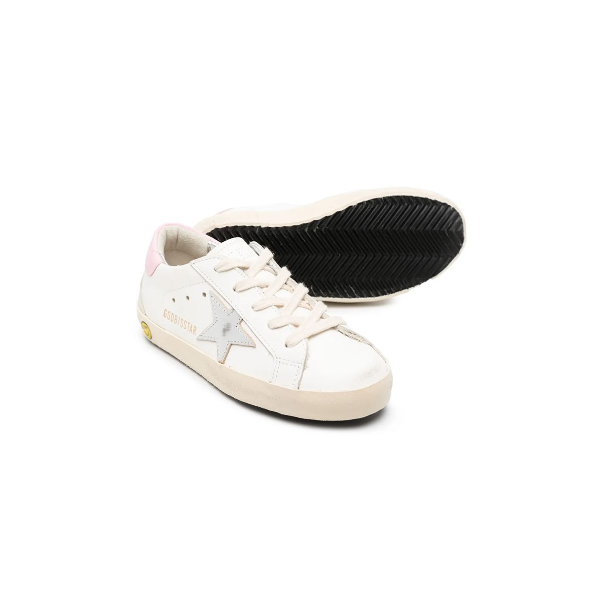 Golden Goose Matchstar Sneaker – White With Pink Accent 3 Golden Goose Matchstar Sneaker – White With Pink Accent - Image 3