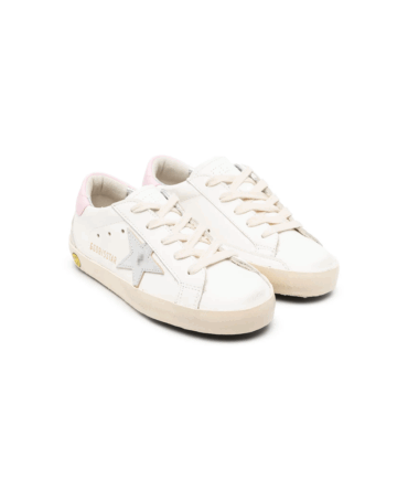 Home 27 Golden Goose Matchstar Sneaker – White With Pink Accent