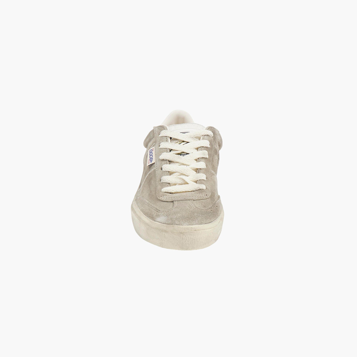Golden Goose Super-Star – Grey Distressed Sneaker with White Accents 2 Golden Goose Super-Star – Grey Distressed Sneaker with White Accents - Image 2