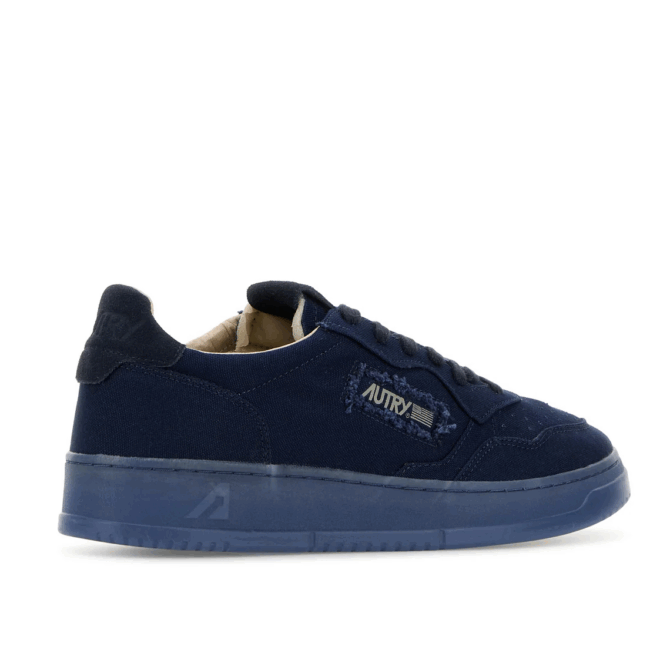 Autry Blue Canvas Medalist Sneakers - Image 3