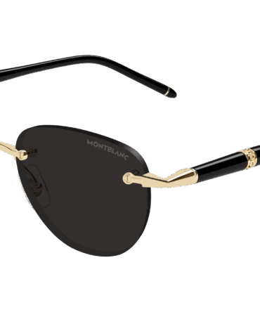 Montblanc 005 Gold Black Grey Sunglasses MB0412S