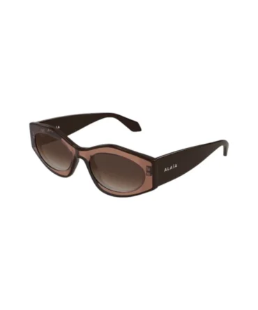 Azzedine Alaïa 002 Brown Brown Brown Sunglasses AA0093S